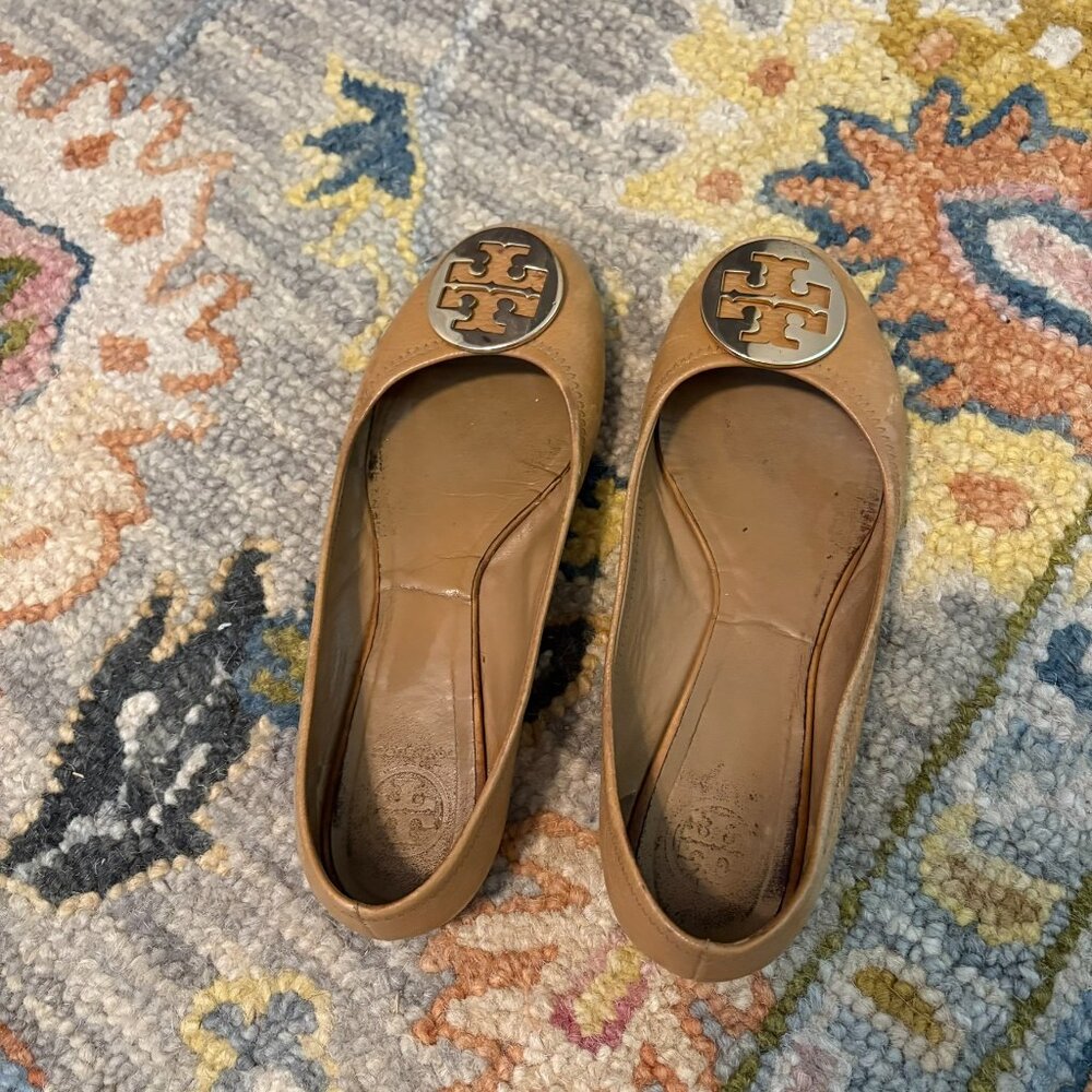 Size 9.5 Tory Burch ballet flats